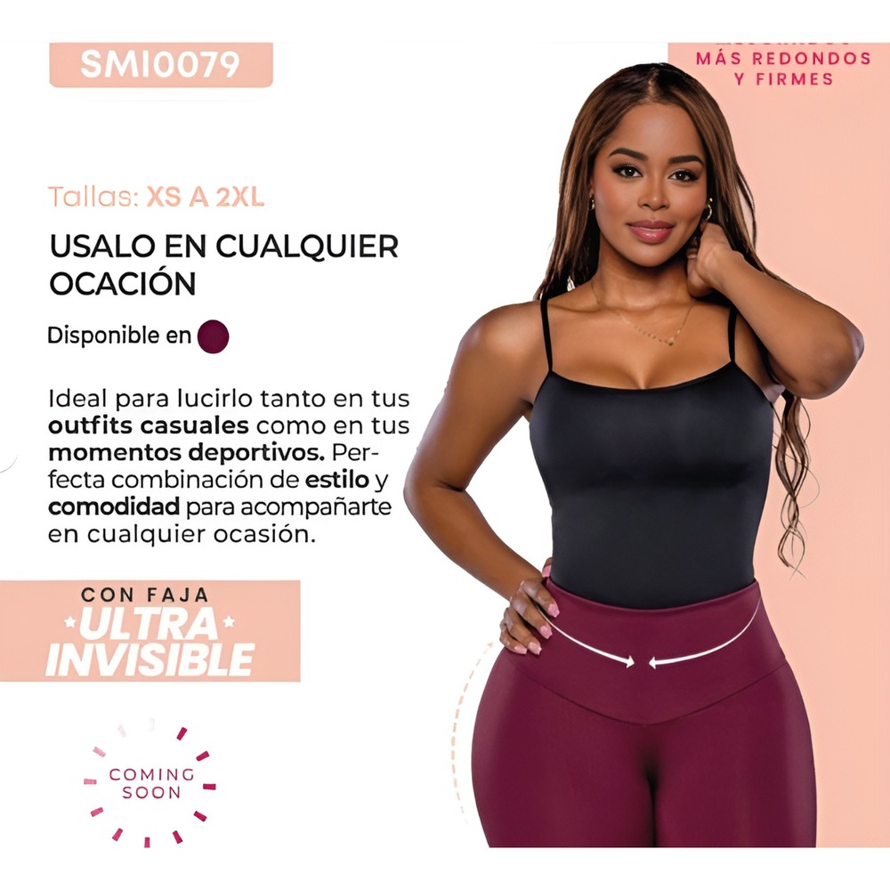 XL Sexy Colombian Stagmi Leggings Internal Faja Girdle Tummy Slimming Shapewear